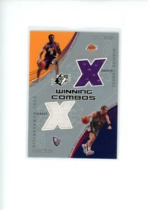 2002-03 UD SPx Kobe Bryant Jason Kidd Winning Combos Dual Jersey Relic READ - Picture 1 of 15