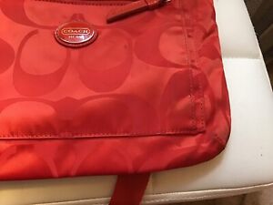 Coach  Red Medium Bag Pre Own FINAL SALE