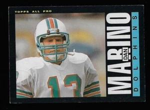 1985 TOPPS DAN MARINO DOLPHINS FOOTBALL CARDS #314 - EXCELLENT CONDITION - Picture 1 of 2