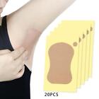 20 Pieces Armpit Sweat Pads Comfortable Anti Perspiration Decrease Armpit Sweat