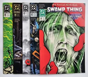 Swamp Thing Comic Lot, 81, 82, 83, 84, 85 Veitch, Wrightson, Moore DC Comics - Picture 1 of 11