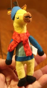 Wondershop giraffa in feltro 2021 ornamento vestito nuovo con etichetta - Foto 1 di 3