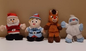 4 Stück Starbucks Mini Fingerpuppen Rudolph, Santa Weihnachten - Bild 1 von 1
