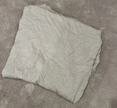 RH Restoration Hardware 100% Cotton Duvet Cover King Size Neutral Beige - Image 1 of 4