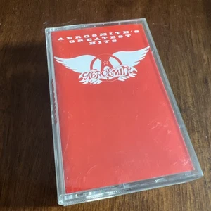AEROSMITH GREATEST HITS  Sweet Emotion Walk This Way Steven Tyler CASSETTE - Picture 1 of 7