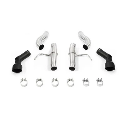 Escape traseiro Mishimoto compatível com Chevrolet Camaro 2.0T ponta dupla 2016-2018 preto - Imagem 1 de 4