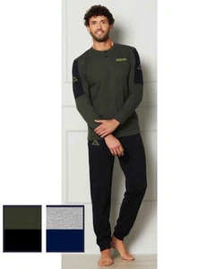 Pigiama uomo a serafino in jersey di cotone Kappa KMS25403 - Imagen 1 de 1
