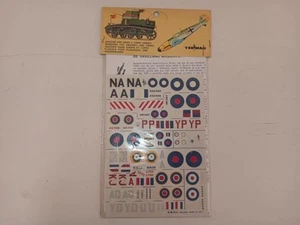 ORIGINAL DE HAVILLAND MOSQUITO & BOULTON-PAUL DEFIANT Vintage 1/72 Decals - Bild 1 von 3