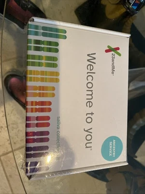 23 and Me Saliva Collection Kit Ancestry Service New Sealed 1-11-2027 - Image 1 of 3