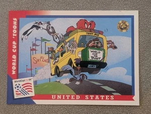 1994 World Cup 'Toons Looney Tunes Soccer Trading Card Tyco #1 United States - Picture 1 of 4
