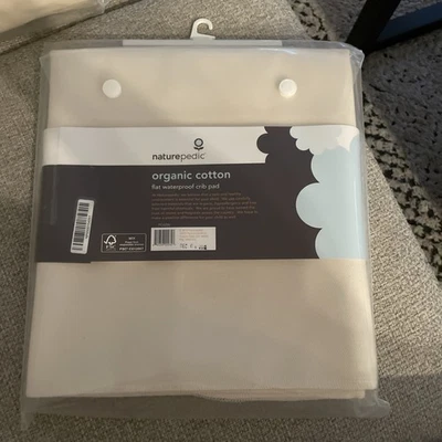 Naturepedic Organic Flat  Waterproof Crib Pad Mc - Image 1 of 2