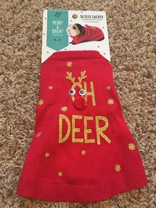 Guinea Pig/Small Animal Costume/Clothes*Oh Deer Reindeer Ugly Sweater*Holiday - Picture 1 of 3
