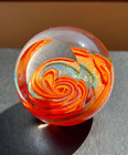 Passe-papier orange Jupiter Glass Eye Studio GES Celestial Series avec boîte