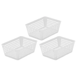 3-Pack Plastic Storage Baskets for Office Drawer, Desk, 32-1181-3 - Picture 1 of 49