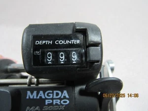 Okuma Magda Pro MA 20DX fishing reel W/ Depth counter - Picture 1 of 9