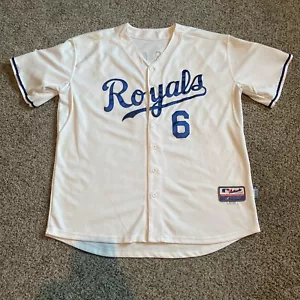 Majestic KC Royals Cool Base Size 52 AUTHENTIC COLLECTION Jersey #4 CAIN - Picture 1 of 14