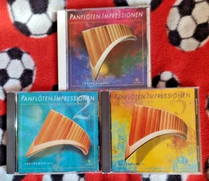 LOT Of 3 CDs Pan Flute Gospel Panfloten-Impressionen GERMAN IMPORT Hofrichter - Picture 1 of 13