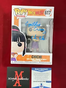 ¡FUNKO POP FIRMADO CYNTHIA CRANZ #617! ¡DRAGONBALL Z! ¡CHI-CHI! Certificado de autenticidad Beckett - Imagen 1 de 2