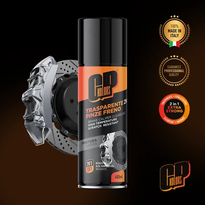 GP KOLORS Trasparente 2K Pinze Freno Spray | Chemical Resistant