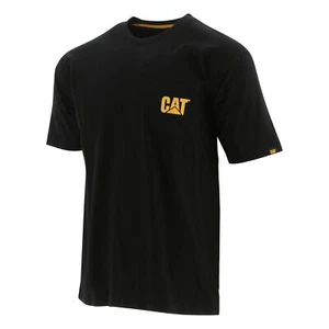 Camiseta de bolsillo de marca registrada Caterpillar para hombre ropa accesorios algodón - Imagen 1 de 13