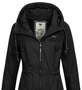 Ragwear Damen Übergangsjacke Jacke Damenjacke Kapuzenjacke Danka schwarz S - Bild 1 von 3