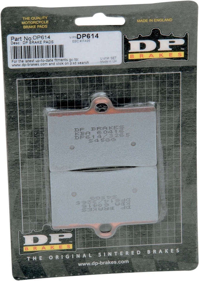 Стандартные спеченные металлические тормозные колодки DP614 - Изображение 1 из 1