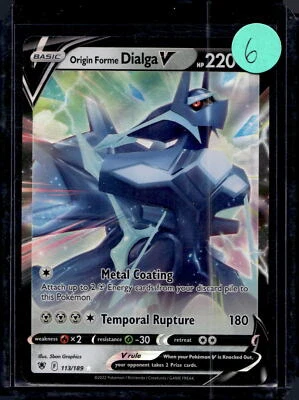 SWSH10: Astral Radiance #113/189 Origin Forme Dialga V - Image 1 of 2