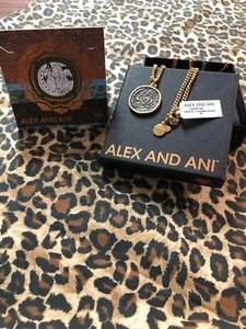 NWT ALEX AND ANI NECKLACE * PARVATI 36 In. Adjustable  * GOLD TONE - Picture 1 of 4