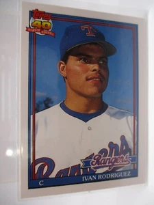 1991 Topps Traded #101T Ivan Rodriguez RC RANGERS - Picture 1 of 2