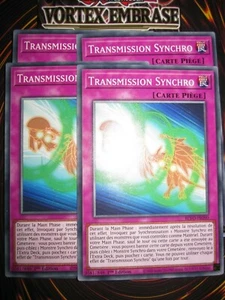 YU-GI-OH! TRANSMISSION SYNCHRO PLAYSET (LOT DE 4) BLVO-FR090 EDITION 1 FRANCAIS - Picture 1 of 1
