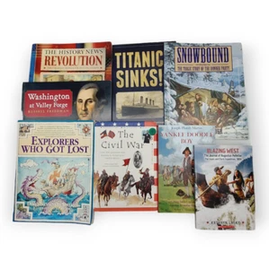 Children's Book Lot History Explorers Civil War Washington America Teach 8 Books - Bild 1 von 11
