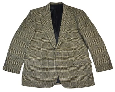 ROBERT запаса мужской коричневый черный верблюд волос мягкий спортивное пальто костюм куртка blazer 44 R - Изображение 1 из 4