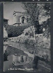 Cartolina Fonti di Clitunno Tempietto L420 - Imagen 1 de 1