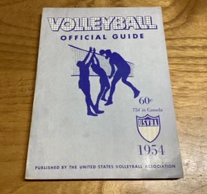 1954 USVBA Volleyball Official Guide - Illustrated - Picture 1 of 9