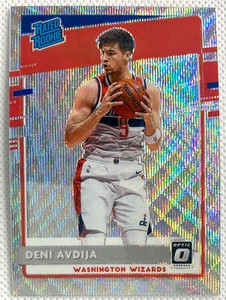 2020-21 Donruss Optic Deni Avdija Rated Rookie Silver Wave Prizm Card RC #159 - Picture 1 of 2