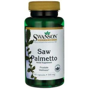 Swanson Saw Palmetto 540mg 100 Capsules - UK Seller - Fast Tracked Shipping