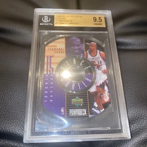 1998-99 Upper Deck Encore POWERDECK Vince Carter GEM MINT BGS 9.5 Rookie Rare RC - Bild 1 von 5