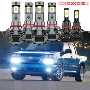 Kit combinado de bombillas antiniebla altas-bajas LED faros 6000K para Chevy Colorado 2009-2012 - Imagen 1 de 12