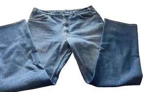 LEVI’S Brown Tab 40547-2317 Black Bat Wing Blue Men’s Jeans 38X32 *Fit 36x31 - Picture 1 of 21
