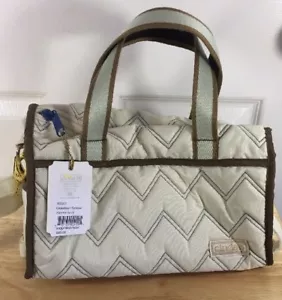 Bolso de Hombro Cinda b Crosstown Lona Ajustable Ravinia Marfil Nuevo - Imagen 1 de 12