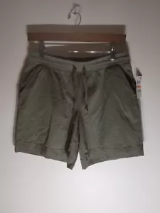 Karen Scott Sport Olive Drawstring Shorts Size PS Petite NWT $17.99 - Picture 1 of 7