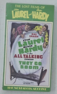 Laurel & Hardy Movie They Go Boom (VHS, 1995) NEW SEALED - Picture 1 of 7