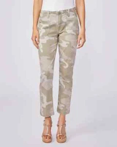 Paige Womens Mayslie Green Camo Casual Pants Jeans 25 NWT bn15 - Picture 1 of 12