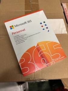 Neu Microsoft 365 Personal Lizenz 1 Jahr 1TB mit Blisterbox - Bild 1 von 5