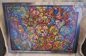 Tenyo Jigsaw Puzzle Disney All Star Stained Glass Stained Art 1000 Piece Japan