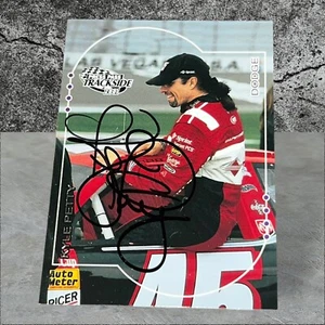 Kyle Petty VINTAGE autographed NASCAR LEGEND card 2001 PRESS PASS TRACKSIDE #45 - Picture 1 of 1