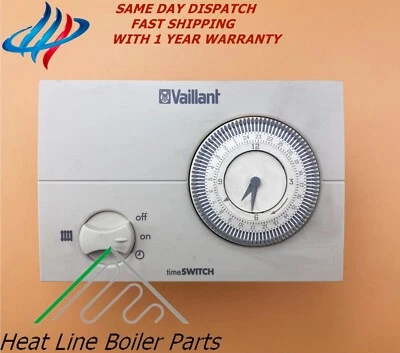 VAILLANT TIME SWITCH 130 24HR MECHANICAL ANALOGUE TIMER CLOCK 306759 - Image 1 of 3