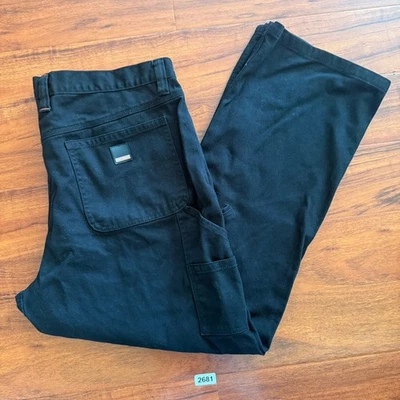 Pantalones de mezclilla negros de carpintero Craftsman para hombre talla 40x32 ropa de trabajo al aire libre jeans Foto 1 de 4