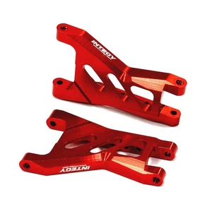Bracci sospensione inferiori posteriori lavorati Red Billet per Traxxas 1/10 Bandit 2750R - Foto 1 di 3