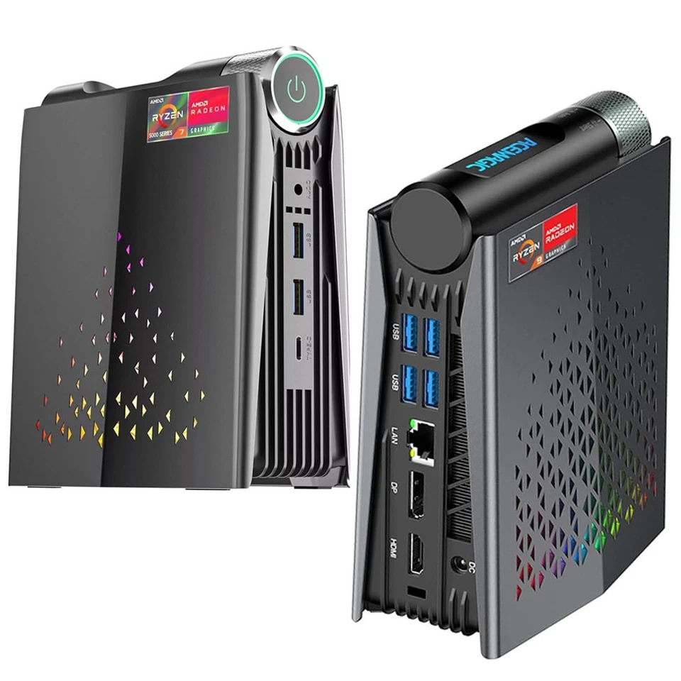 ACEMAGIC S3A Mini Gaming PC AMD Ryzen 7 5825U 32GB DDR4 512GB SSD Win11 Pro WiFi - Image 1 of 4